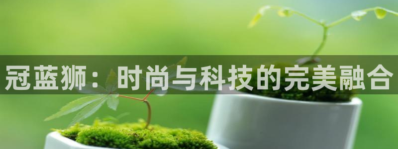 狗子28登录界面入口：冠蓝狮：时尚与科技的完美融合