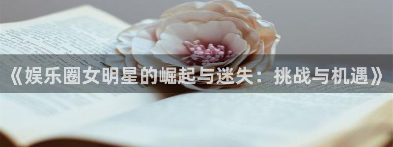 狗子282体育登录入口：《娱乐圈女明星的崛起与迷失：挑战与机遇》