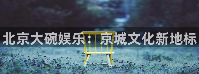 狗子28体育代理申请流程：北京大碗娱乐：京城文化新地标