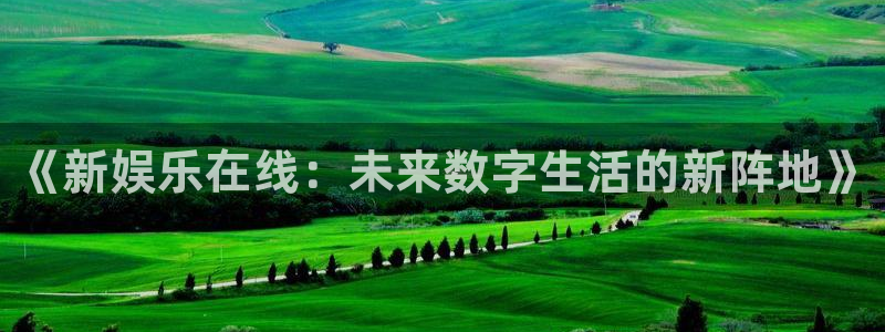 狗子28凯捷注册：《新娱乐在线：未来数字生活的新阵地》